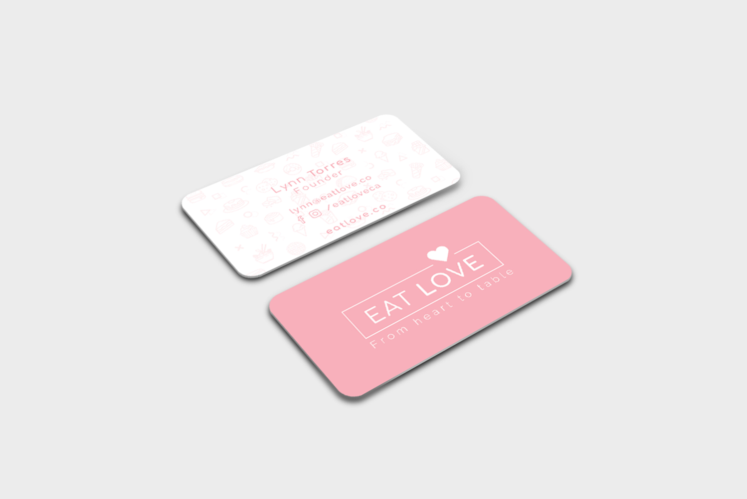 Eat Love Business Cards