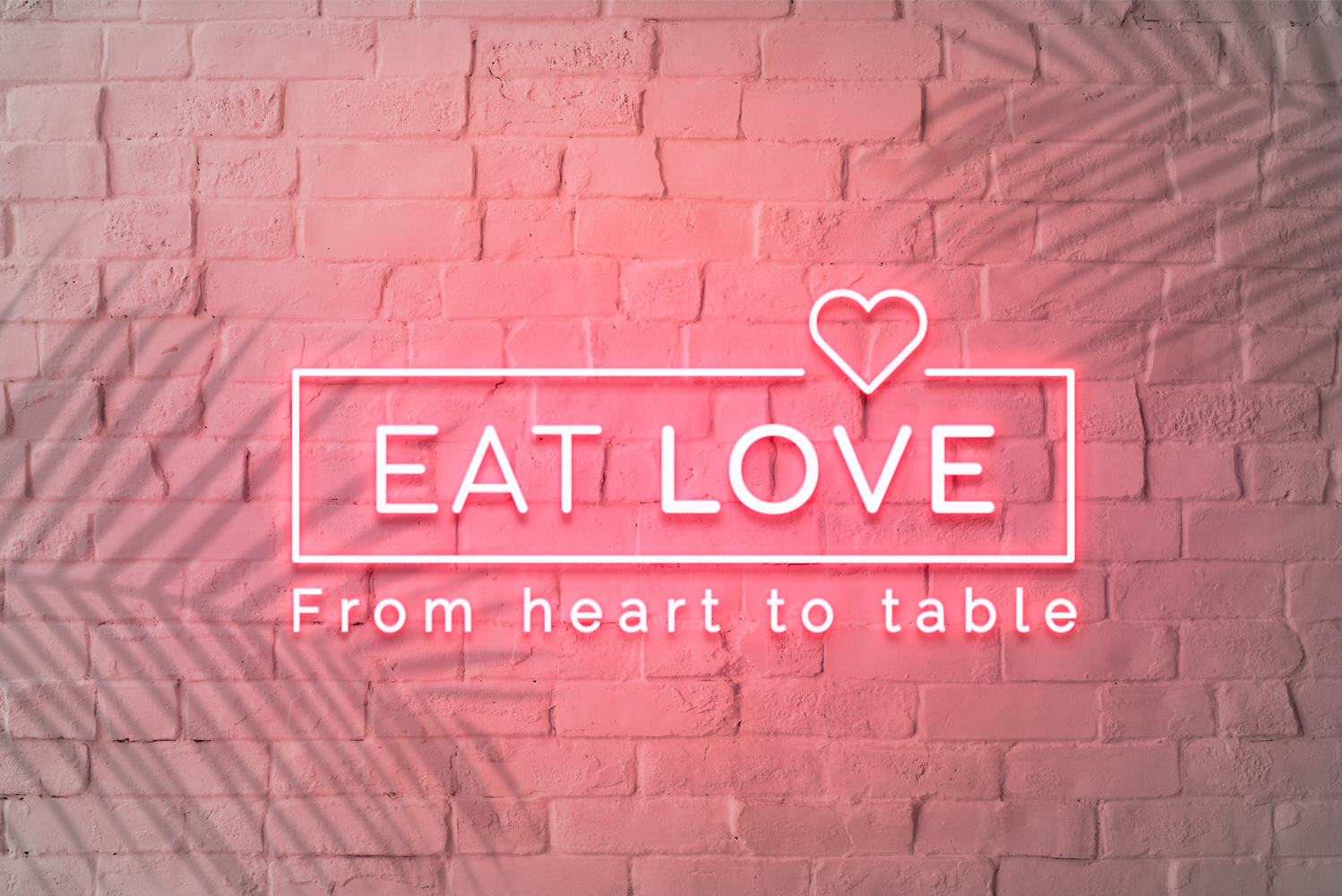 Eat Love Neon Sign