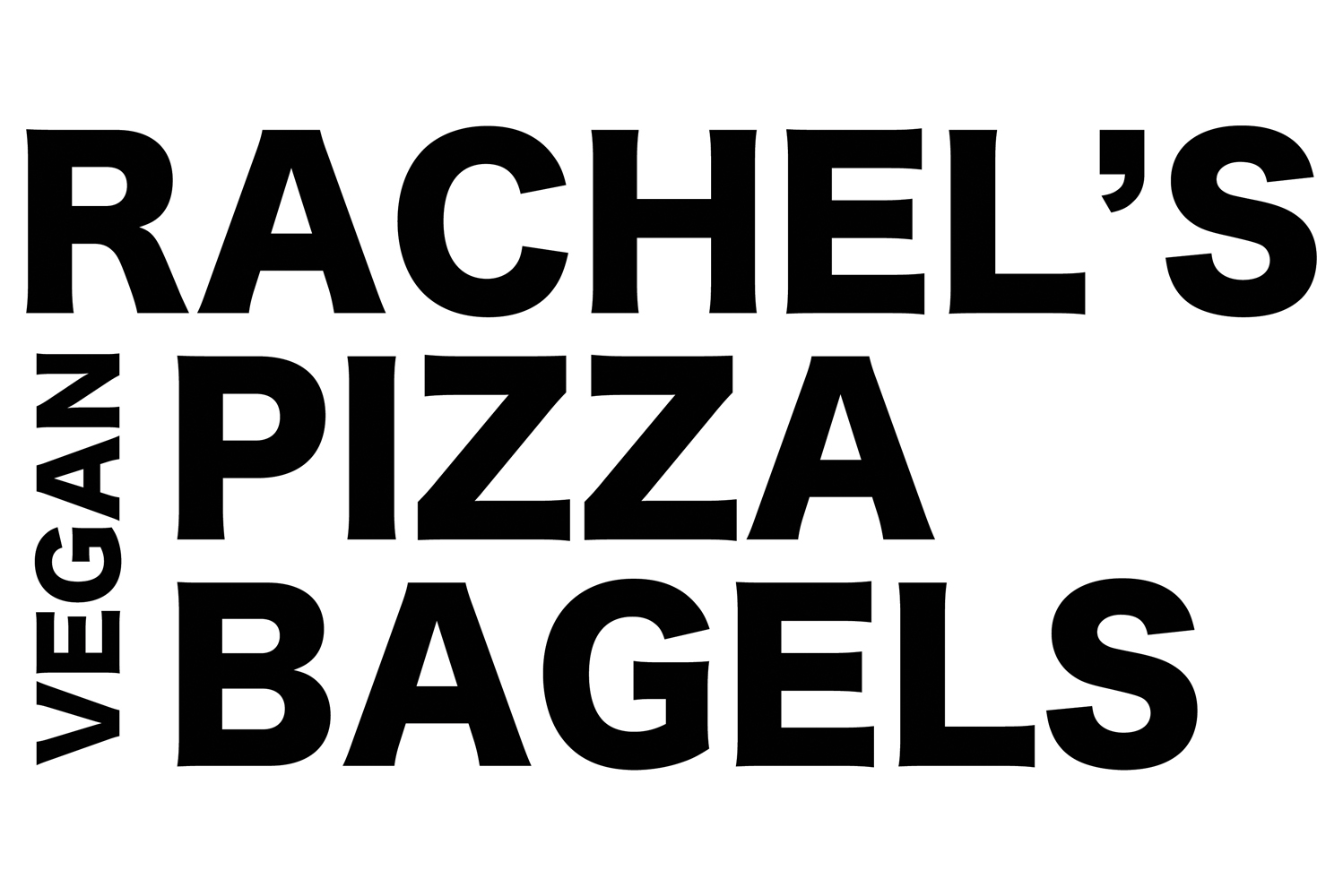 Rachel's Vegan Pizza Bagels Logo